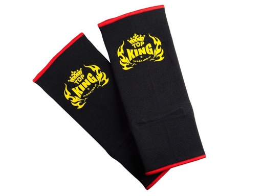 Top King Ankle Guards, Black-Red