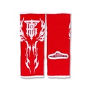 Top King Ankle Guards Tribal, Red