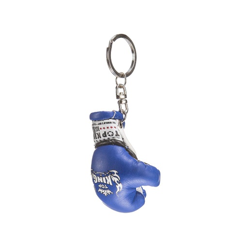 [TKKER-01-B-W] Top King Mini-Boxhandschuh Schlüsselanhänger blau