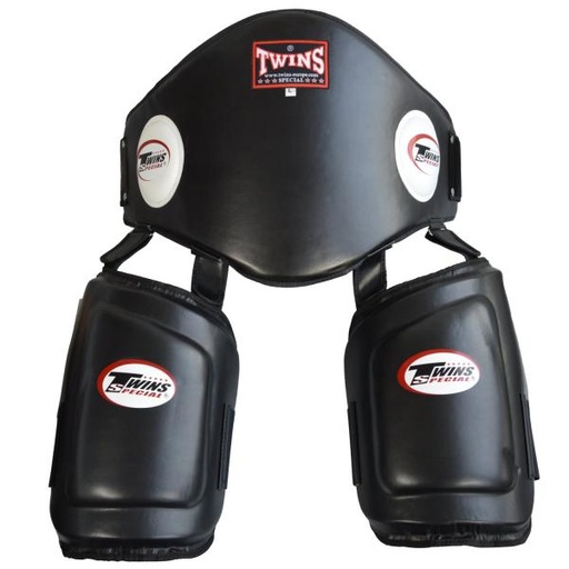 [BPLK-S] Twins Belly &amp; Thigh Pads, Black
