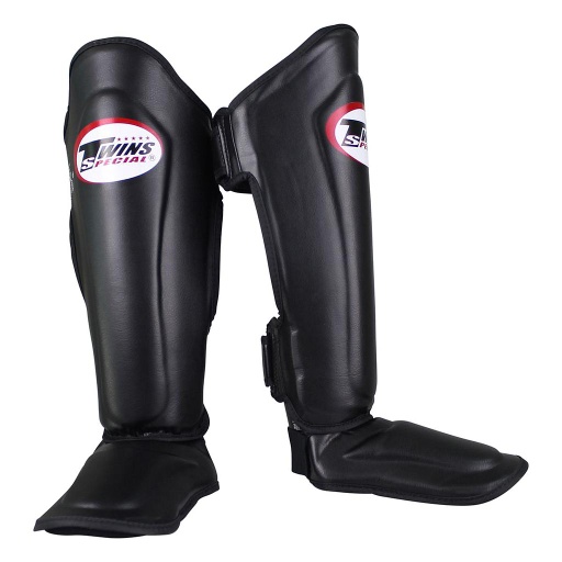 Twins Shin Guards SG7, Skintex, Black