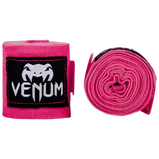 [EU-VENUM-0429-017-P-400] Venum Boxbandagen 4m Halbelastisch, Neonpink