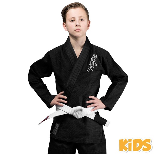 Venum BJJ Gi Contender Kids, Schwarz