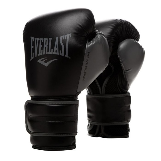 Everlast Boxing Gloves Powerlock 2R, Black-Gray