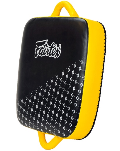 [LKP1-S-GE] Fairtex Kick Shield Low Kick LKP1, Black-Yellow