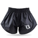 Booster Muay Thai Shorts Retro Hybrid Kids, Schwarz