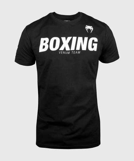 Venum T-Shirt Boxing VT, Schwarz-Weiß