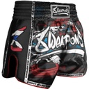 8Weapons Muay Thai Shorts Cut Like A Blade 2.0, Schwarz