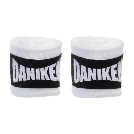 [DABBAJUN-W-150] Daniken Hand Wraps 1.5m Semi-Elastic, White