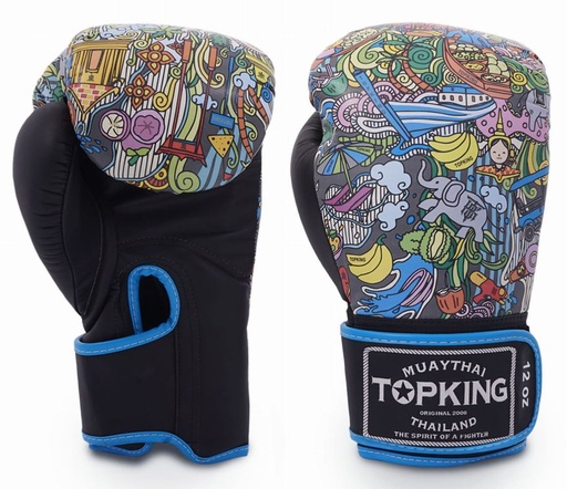 Top King Boxing Gloves Thai Culture