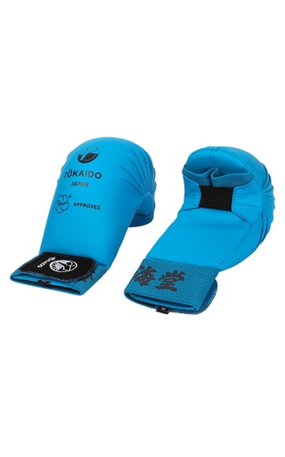 Tokaido Faustschutz Karate Kanji WKF, Blau