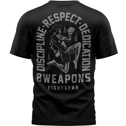 8Weapons T-Shirt Tombstone, Black