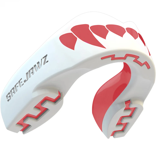[SJFANGZPIA] Safejawz Mouthguard Extro Serie Dracula, White-Pink