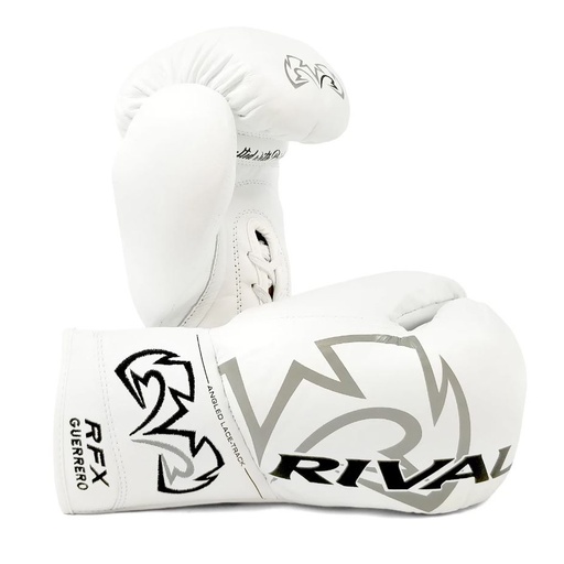 Rival Boxing Gloves RFX-Guerrero Pro SF-H Laces, White