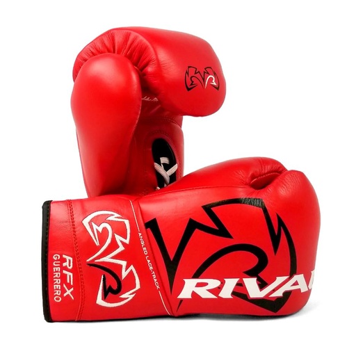 Rival Boxing Gloves RFX-Guerrero Pro Fight HDE-F Laces, Red