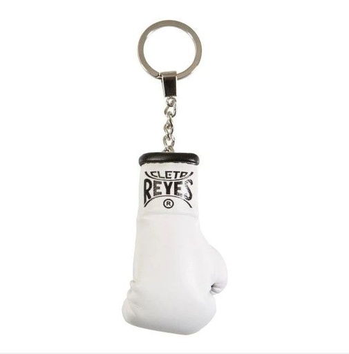 [CA333B-W] Cleto Reyes Mini Boxhandschuhe Schlüsselanhänger, Weiß