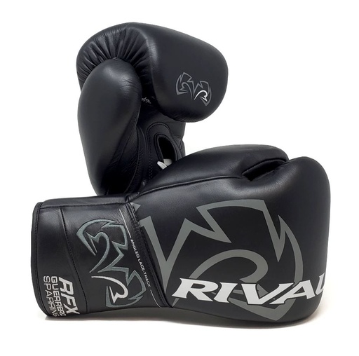 Rival Boxhandschuhe RFX-Guerrero Sparring HDE-F mit Schnürung, Schwarz