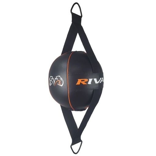 [RDBL4-8-Black-S] Rival Leather Double End Bag - 8&quot;