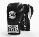 Cleto Reyes Boxhandschuhe Professional Fight mit Schnürung, Schwarz