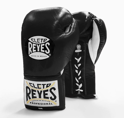 Cleto Reyes Boxing Gloves Professional Fight Laces, Black-White