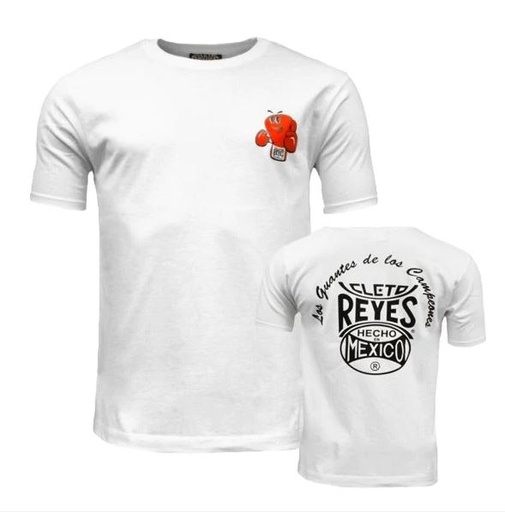 Cleto Reyes T-Shirt Logo, White