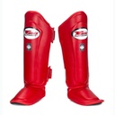 Twins Schienbeinschoner SGL10, Leder, Rot