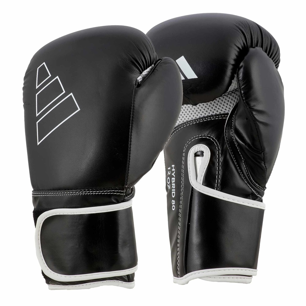 adidas Boxing Gloves Hybrid 80, Black-White