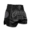 Wicked One Muay Thai Shorts Kingdom, Schwarz