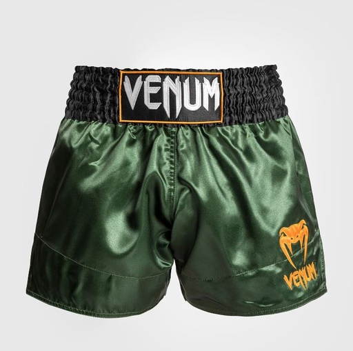 Venum Muay Thai Shorts Classic, Green-Gold