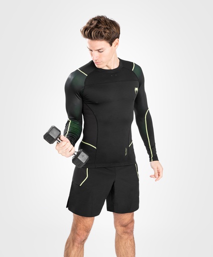 Venum Rash Guard Fusion 2.0, Black-Yellow