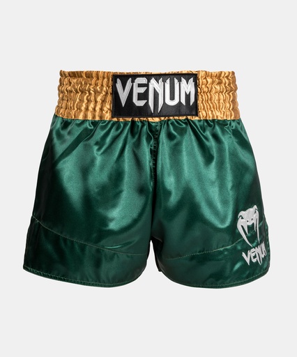 Venum Muay Thai Shorts Classic, Grün-Gold