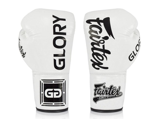 Fairtex Boxhandschuhe Glory BGLG1 mit Schnürung, Weiß