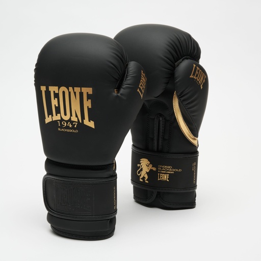 Leone Boxhandschuhe Black &amp; Gold Edition
