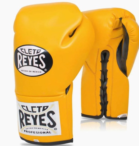 Cleto Reyes Boxing Gloves Professional Fight Laces, Yellow