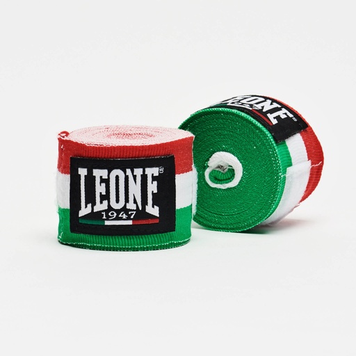 [AB705-W-R-FLAG-3-5] Leone Hand Wrap 3.5m Semi-Elastic, Red-White-Green