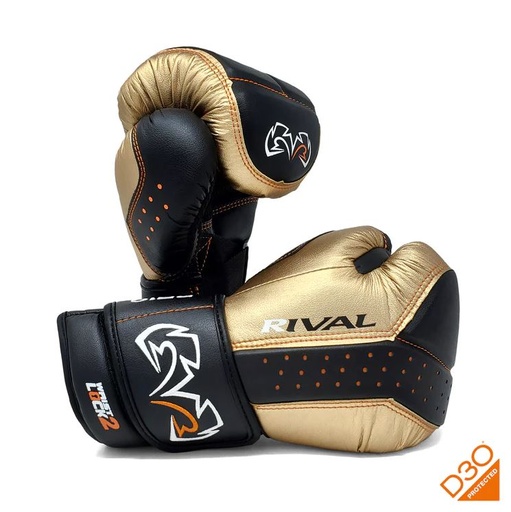 Rival Bag Gloves RB10 Intelli-Shock, Gold