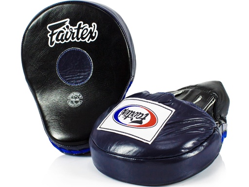 [FMV9-S-B] Fairtex Punch Mitts Ultimate Contoured FMV9, Black-Blue