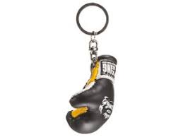 [TKKER-01-S-GE] Top King Mini-Boxhandschuh Schlüsselanhänger schwarz/gelb