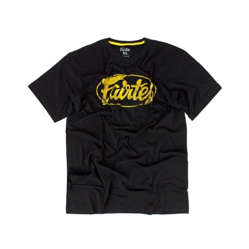 Fairtex T-Shirt TST148, Schwarz-Gelb