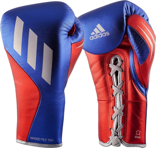 adidas Boxing Gloves Speed Tilt 750 Pro Laces, Blue-Red