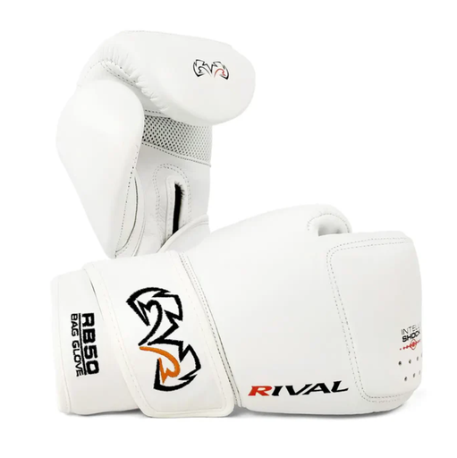 Rival Bag Gloves RB50 Intelli-Shock Compact, White