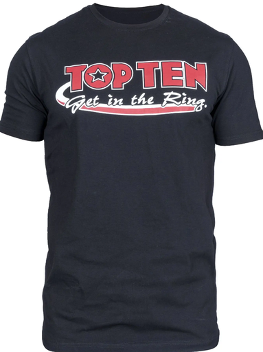 Top Ten T-Shirt Get in the Ring, Black