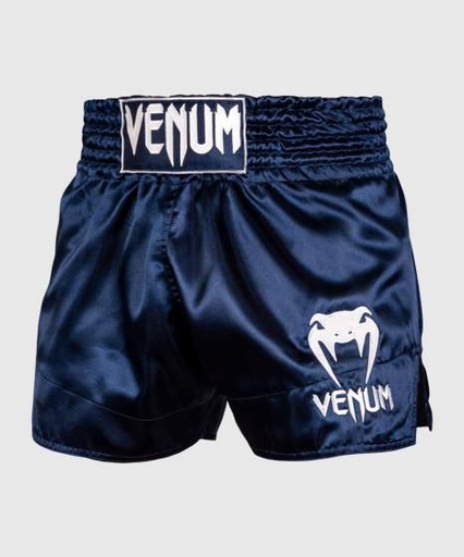 Venum Muay Thai Shorts Classic, Blau-Weiß