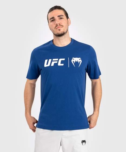 Venum T-Shirt UFC Classic, Blau-Weiß