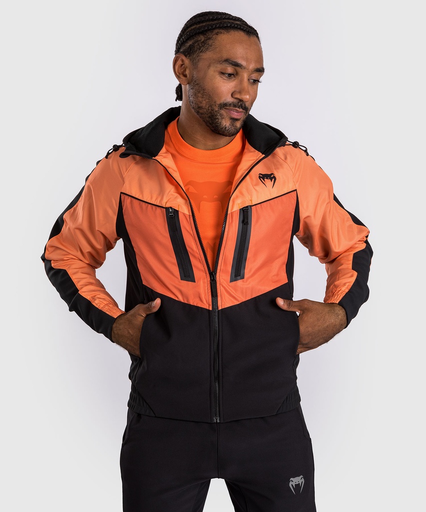 Venum Trainingsjacke Laser 3.0, Orange-Schwarz