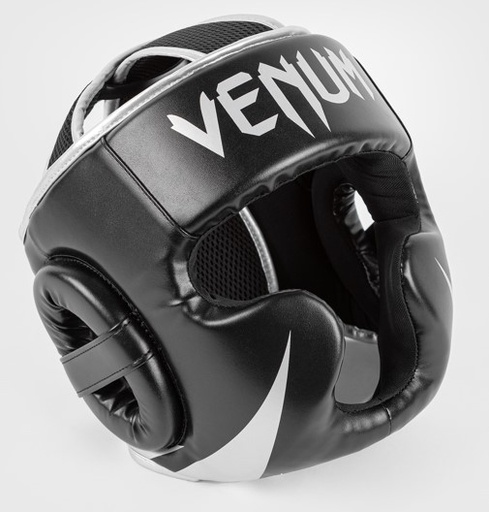 [VENUM-2052-128-S-SI] Venum Head Guard Challenger 2.0, Black-Silver