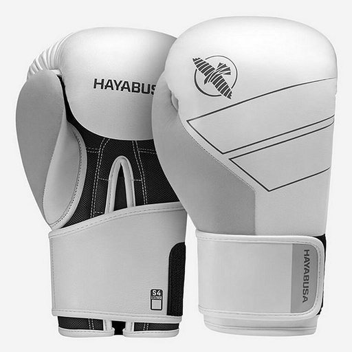 Hayabusa Boxhandschuhe S4 Leder, Weiß