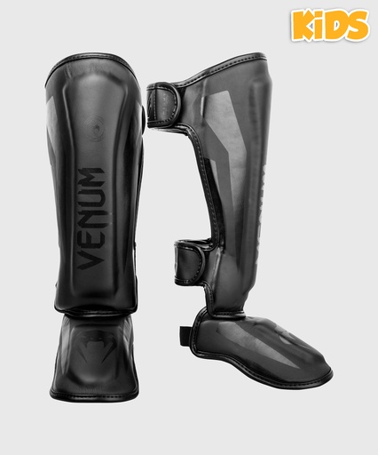 Venum Shin Guards Elite Kids, Black