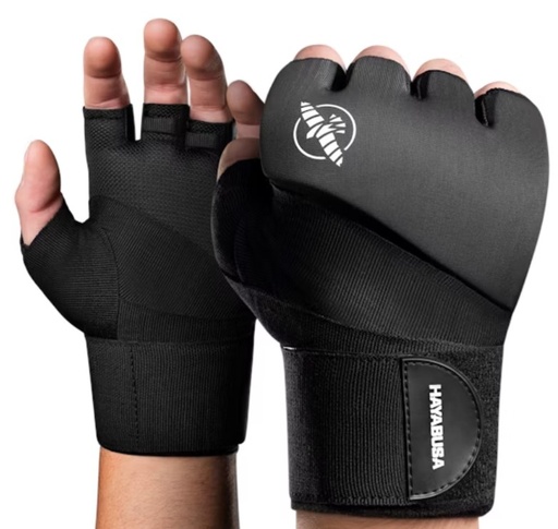 Hayabusa Inner Gloves Elite Quick Wraps, Black