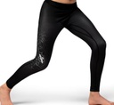 Hayabusa Compression Pants Geo Youth, Schwarz-Grau